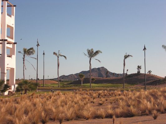 View across the golf course towards El Gordo De La Cabeza